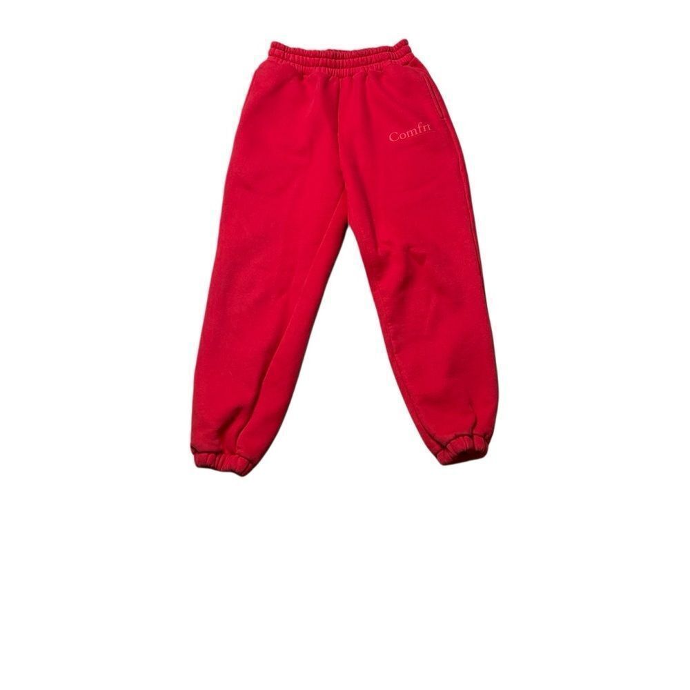 Comfrt Crimson Red Travel Sweatpants Unisex Medium - Picture 2 of 5